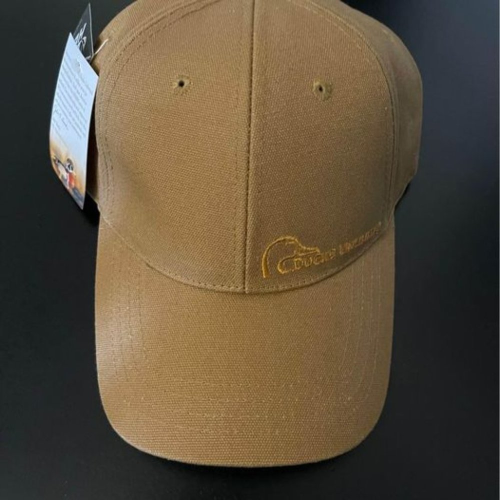 🧢🦆Ducks Unlimited Committee Adjustable Light Brown Hat